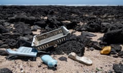A cleanup on Hawaii's Kamilo beach, which has been inundated with plastic waste