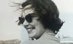 Black and white portrait of Elizabeth Mavor smiling