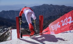 Beijing 2022 Winter Paralympic Games - Monday March 7, 2022<br>Handout photo dated 05/03/2022 provided by OIS/IOC of Gong Yan CHN (LW2) at the start of the Men’s Super Combined Super G Standing Para Alpine Skiing at the Yanqing National Alpine Skiing Centre. Beijing 2022 Winter Paralympic Games, Yanqing, China. Issue date: Monday March 7, 2022. PA Photo. See PA story PARALYMPICS Beijing. Photo credit should read: Joel Marklund for OIS/PA Wire. NOTE TO EDITORS: This handout photo may only be used in for editorial reporting purposes for the contemporaneous illustration of events, things or the people in the image or facts mentioned in the caption. Reuse of the picture may require further permission from the copyright holder.