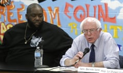 Killer Mike and Bernie Sanders