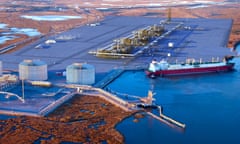 The Cameron LNG export terminal in Louisiana, the first phase of which began operating in 2020.