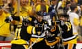 The Penguins put on a third-period show to take Game 2