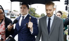 Daniel Johns arrives at the Raymond Terrace Local Court in Raymond Terrace, NSW, Wednesday, July 6, 2022. Former Silverchair lead singer Daniel Johns will appear at Raymond Terrace Courthouse for sentencing on high range drink driving charges. (AAP Image/Darren Pateman) NO ARCHIVING