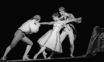 Stephen Wicks, Darcey Bussell and Adam Cooper  in Manon, 1992