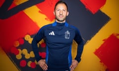 Belgium Portraits - UEFA EURO 2024<br>LUDWIGSBURG, GERMANY - JUNE 12: Domenico Tedesco, Head Coach of Belgium, poses for a portrait during the Belgium Portrait session ahead of the UEFA EURO 2024 Germany on June 12, 2024 in Ludwigsburg, Germany. (Photo by Sebastian Widmann - UEFA/UEFA via Getty Images)