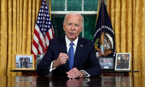 'History is in your hands,' Biden tells country in powerful Oval Office address – video