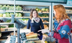 Marion Williams a Triodos Bank customer visiting the hiSbe supermarket in York Place Brighton
Photo shows Triodos customer Marion Williams (right) being shown around hiSbe by Ruth Anslow

(For further details contact Ed Gratton of Greenhouse Pr - Ed.Gratton@greenhousepr.co.uk)