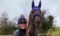 Gracie Spinks with her horse