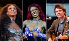 A devastating jolt to the heart … (L-R) Beverley Knight, Azealia Banks and Jeff Tweedy from Wilco.