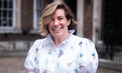 Clodagh Dunlop smiles as she stands outside Admiralty House