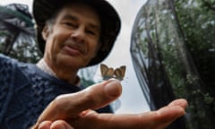 Ecologist and rare butterfly breeder Martin White of Worksop