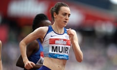 IAAF London Diamond League - Day One - London Stadium<br>Great Britain’s Laura Muir in the Women’s 1500m final during day one of the IAAF London Diamond League meet at the London Stadium.