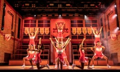 BRING IT ON THE MUSICAL. Amber Davies 'Campbell' and Company. Photo Helen Maybanks