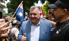 Craig Kelly at a rally