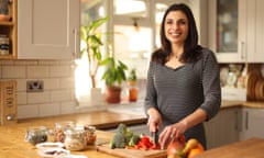 Priya Tew in her kitchen