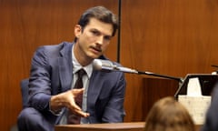 Ashton Kutcher Testifies In Trial Of Serial Killer Michael Gargiulo<br>LOS ANGELES, CALIFORNIA - MAY 29: Ashton Kutcher testifies during the trial of alleged serial killer Michael Gargiulo, known as the Hollywood Ripper, at the Clara Shortridge Foltz Criminal Justice Center on May 29, 2019 in Los Angeles, California. Gargiulo is facing murder charges, including the February 21, 2001 stabbing death of Kutchers friend Ashley Ellerin. (Photo by Frederick M. Brown/Getty Images)