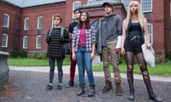 Maisie Williams, Henry Zaga, Blu Hunt, Charlie Heaton and Anya Taylor-Joy in The New Mutants.