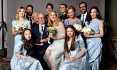Jerry Hall and Rupert Murdoch's family photo.