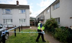 Police at the scene on Wexford Road, Coventry