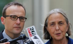 Greens Senator Lee Rhiannon and MP Adam Bandt 