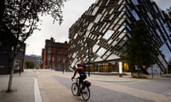 The deserted campus at the University of Sheffield.