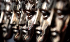 Bafta film awards statuettes
