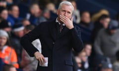 West Bromwich Albion's manager, Alan Pardew