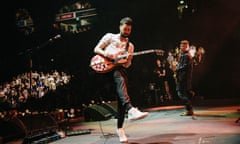 Kitchen-sink poetry … Liam Fray of the Courteeners at Manchester Arena.