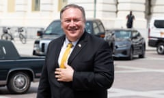 Mike Pompeo in Washington DC in April 2021.