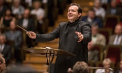 Fleet and floating … conductor Andris Nelsons.