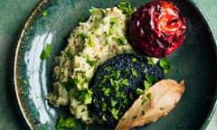 Black pudding, baked apples and celeriac mustard mash Observer Magazine OM Nigel Slater 19/02/2017