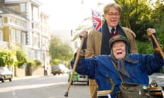 LIBRARY IMAGE OF LADY IN THE VAN<br>Alex Jennings & Maggie Smith
Film: The Lady In The Van (UK 2015)

Director: Nicholas Hytner
12 September 2015
SAL46120
Allstar Picture Library/BBC FILMS
**Warning** 
This Photograph is for editorial use only and is the copyright of BBC FILMS
 and/or the Photographer assigned by the Film or Production Company & can only be reproduced by publications in conjunction with the promotion of the above Film.
A Mandatory Credit To BBC FILMS is required.
The Photographer should also be credited when known.
No commercial use can be granted without written authority from the Film Company.

Character(s): Alan Bennett, Miss Shepherd