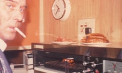 Sydney Staplehurst cooks the festive family fry-up on Christmas Day 1974.