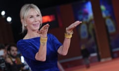 Trudie Styler on the red carpet at the Rome film festival