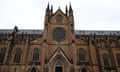 Frontage of St Patrick's Cathedral in Melbourne