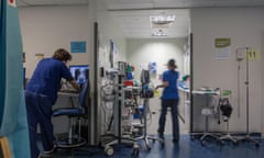 Hospital staff at work. The Royal College of Nursing is to meet Steve Barclay.