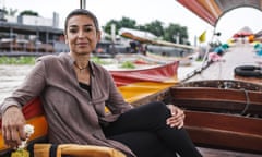 Zainab Salbi filming her new TV show on Huffington Post