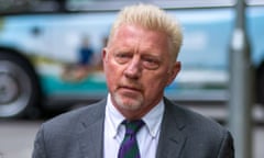 Boris Becker at Southwark Crown Court, London, for sentencing in April 2022.