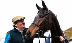 Nicky Henderson and Altior during Nicky Henderson’s media day