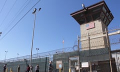 View of prison gates from outside