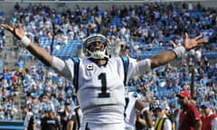 Cam Newton was named NFL MVP during his time with the Panthers