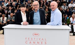 "I, Daniel Blake" Photocall - The 69th Annual Cannes Film Festival<br>CANNES, FRANCE - MAY 13:  (L-R) Actress Hayley Squires, director Ken Loach and actor Dave Johns attend the "I, Daniel Black (Moi, Daniel Black)" photocall during the 69th annual Cannes Film Festival at the Palais des Festivals on May 13, 2016 in Cannes, France.  (Photo by Pascal Le Segretain/Getty Images)