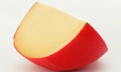 Wedge of Edam cheese