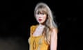 ‘I cry a lot but I am so productive / It’s an art’ … Taylor Swift performing in Florida, 14 April 2023.