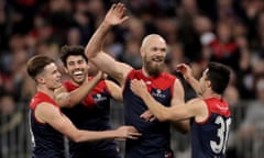 Max Gawn celebrating