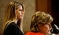 Temple Taggart, Miss Utah 1997, talks to the press with her attorney Gloria Allred, as they talk about allegations against Donald Trump<br>Temple Taggart, (L), Miss Utah 1997, talks to the press with her attorney Gloria Allred, (R), as they talk about allegations against Donald Trump in Salt Lake City, Utah, U.S. October 28, 2016. REUTERS/George Frey