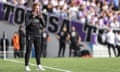 Will Still gives instructions to his players during the French L1 football match between Toulouse and Reims