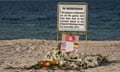 Tributes to the victims of the 2015 Sousse beach terrorist attack