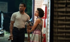 Jonathan Majors and Jurnee Smollett in Lovecraft Country.