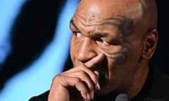 Mike Tyson arrives in Turin to shoot part of his latest film, 'Bunny Man'<br>epa11134418 Former heavyweight boxing champion Mike Tyson addresses a press conference at the start of the shooting of his new action movie, 'The Bunny-Man,' in Turin, Italy, 07 February 2024. EPA/ALESSANDRO DI MARCO